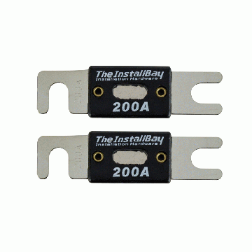 Install Bay 200A ANL Fuse  -2 pack for car audio stereo amp installation