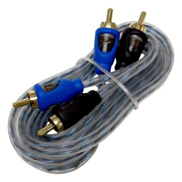 Bass Rockers CRC20 20ft 6.09m Twisted-Pair Interconnect RCA Audio Cable 2 Male - 2 Male